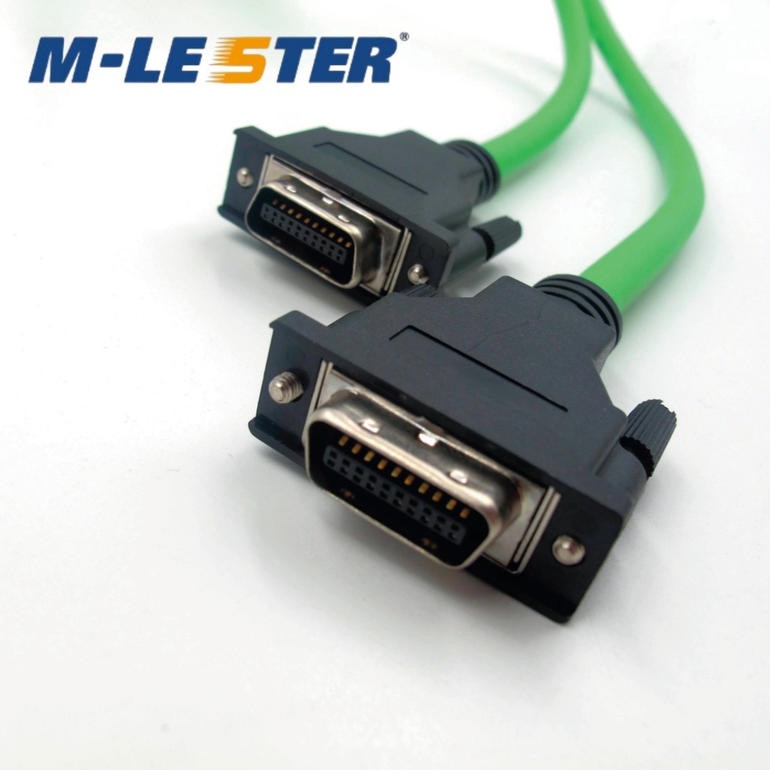 SCSI CN20針轉(zhuǎn)CN20針?biāo)軞ぱb配一體螺絲式